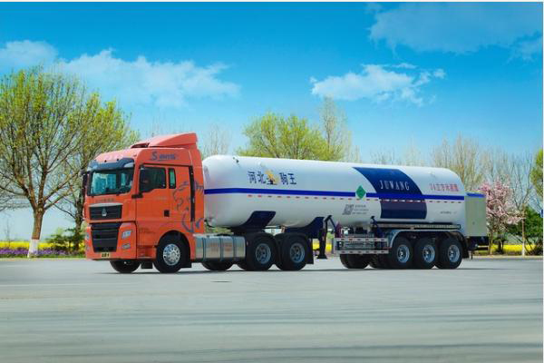 ZJW9405GDY TYPE 26m³ Liquid oxygen transport semi-trailer