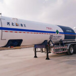 ZJW9406GDY TYPE 34m³ Liquid nitrogen transport semi-trailer